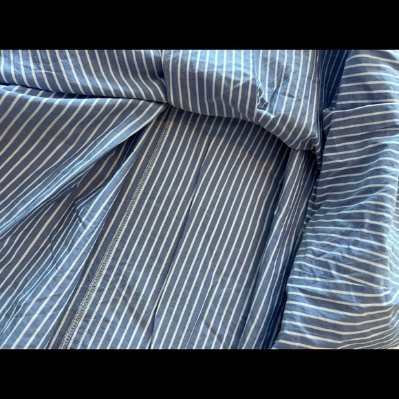 Loft Outlet Blue & White Stripe Maxi Dress - Picture 9 of 16